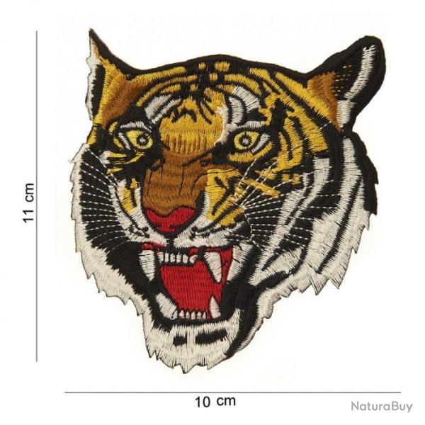 PATCH TISSUS - TIGER LOOKING STRAIGHT FORWARD