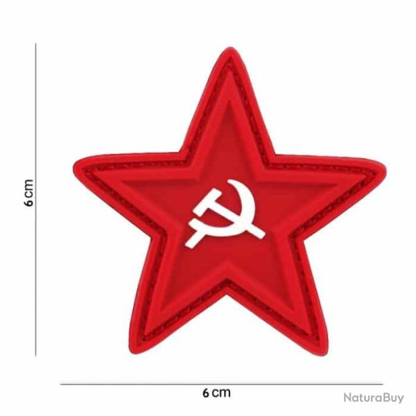 PATCH 3D PVC VELCRO - URSS STAR