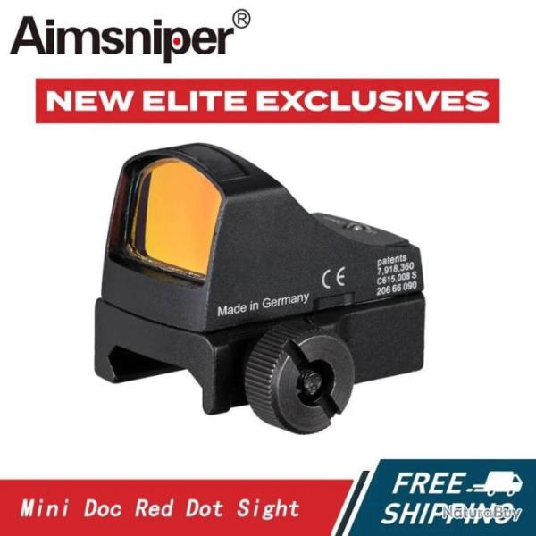 AimSniper Viseur Point Rouge Tactique RMR - LIVRAISON GRATUITE !!