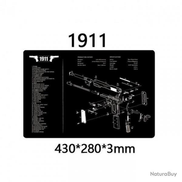 TAPIS DE DEMONTAGE COLT 1911