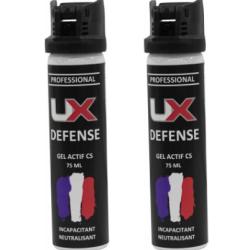 Umarex - 2X Bombes Gel Actif CS UX 75ml avec clapet de s&eacute;curit&eacute;
