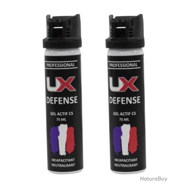 Umarex - 2X Bombes Gel Actif CS UX 75ml avec clapet de s�curit�