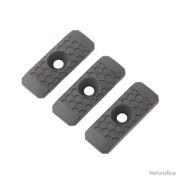 Slate Black Industries - Couvres rail M-LOK 4 cm noir