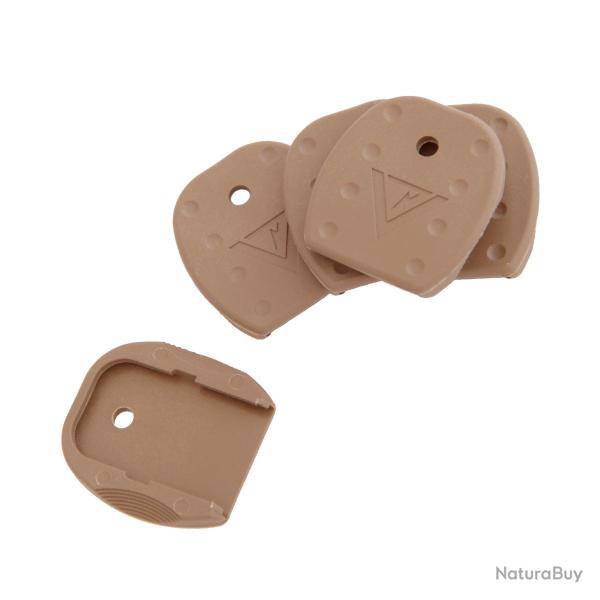 VICKERS TACTICAL - Talons de chargeur surdimensionn�s pour GLOCK Brown