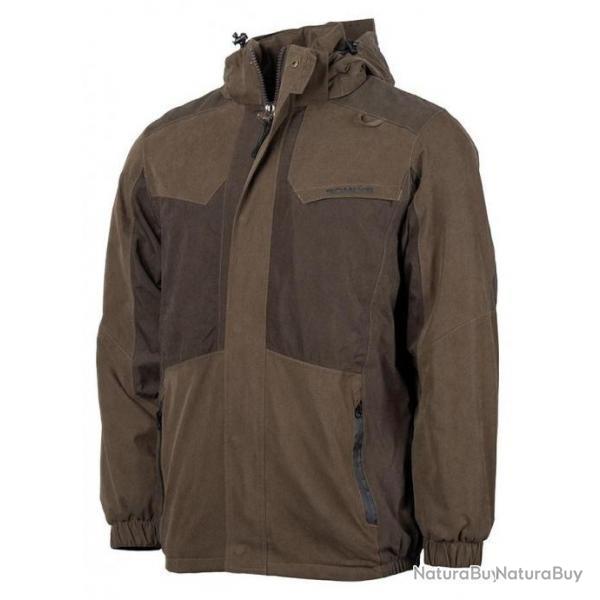 VESTE BICOLORE MARRON CLASSY