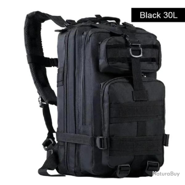 Sac � dos tactique 30 Litres noires