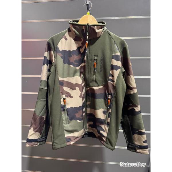Blouson softshell Camo Percussion