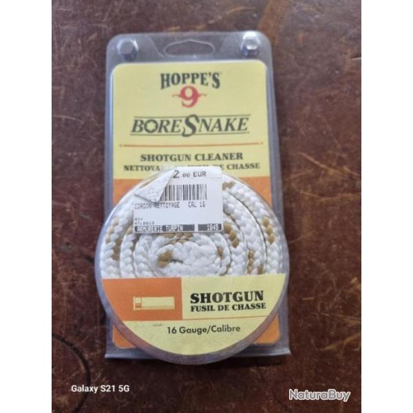 Cordon de nettoyage bore snake cal 16