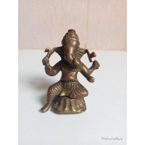 statuette du XIX�me divinit� hauteur 9 cm en bronze dor�