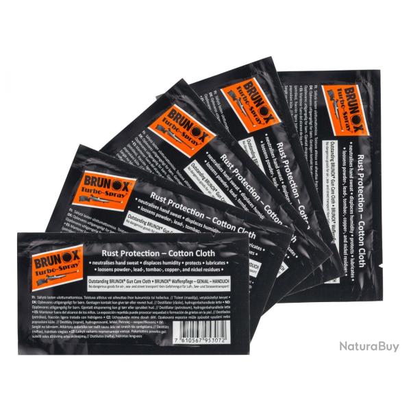 Lingettes d'huile Brunox Turbo-Spray