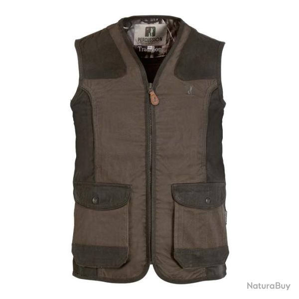 GILET TRADITION CHASSE ENFANT KAKI 8A