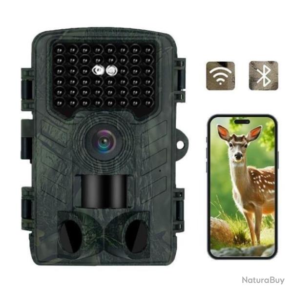 La cam�ra de chasse CX100  48MP connectable via WIFI et Bluetooth  48MP 2.7K �tanche IP66