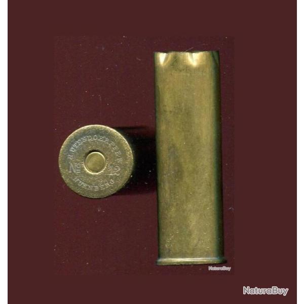 Cal. 12 - cartouche toute en laiton et trs ancienne produite par UTENDOERFFER  NURNBERG