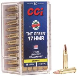 CARTOUCHES CCI TNT GREEN HP SANS PLOMB 16GR X50