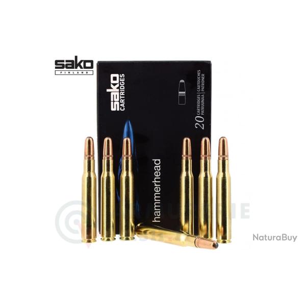 CARTOUCHES SAKO HAMMERHEAD CAL 30-06 180GR X20