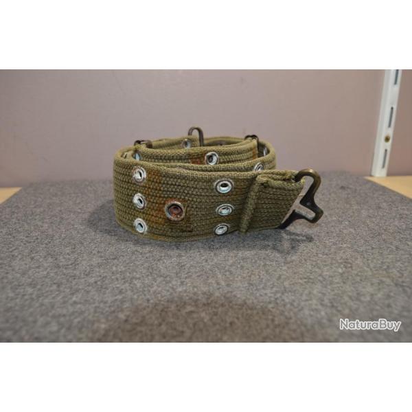 Ceinturon Franais TAP Indo Algrie M1953  Chasse pche Sortie nature moyen (10)