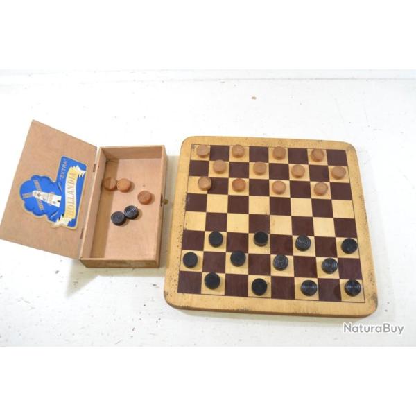 Ancien jeu de dames, pions d�pareill�s