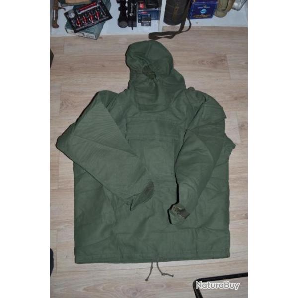 Veste combinaison NBC ABL Syntex 1978 ideal Sablage / Karcher Nature p�che Militaire  olive XL (10)