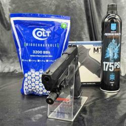Pack laser pr&ecirc;t &agrave; tirer Pistolet Sig Sauer "Proforce M17" - Cal 6mm - Noir - CO2