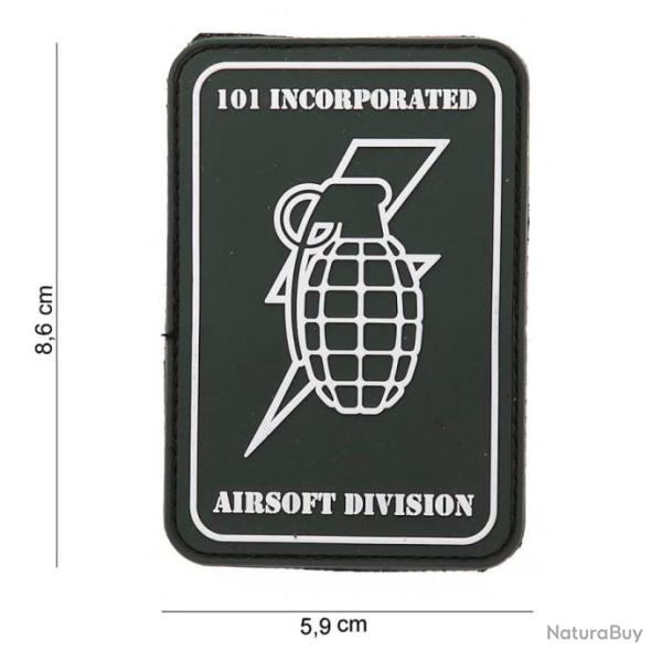 Patch 3D PVC Handgrenade avec velcro | 101 Inc (0001 0841)