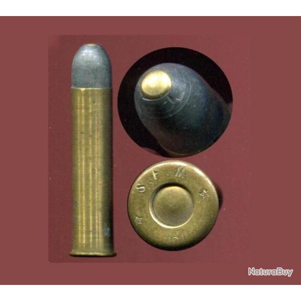 12 x 50 R Express Le Baron - TRES RARE cartouche express � poudre noire de la SFM.