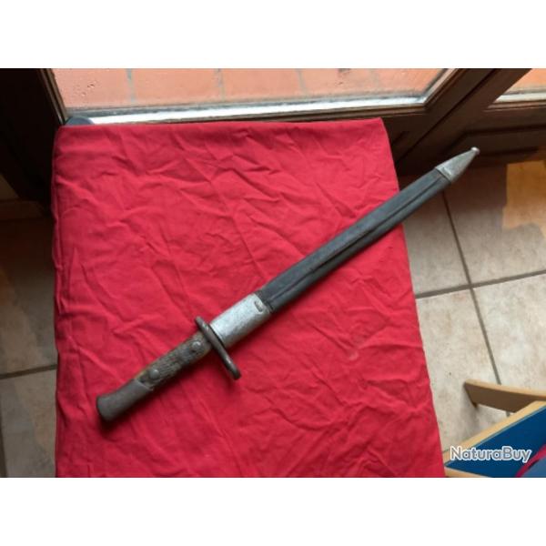 Ba�onnette d'artillerie Espagnole, pas de prix de r�serve