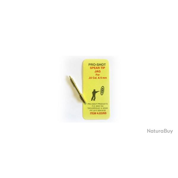 ProShot Products - Pousse Chiffon (JAG) Cr�nel� pour Calibre .22 � 6mm - J22/6B