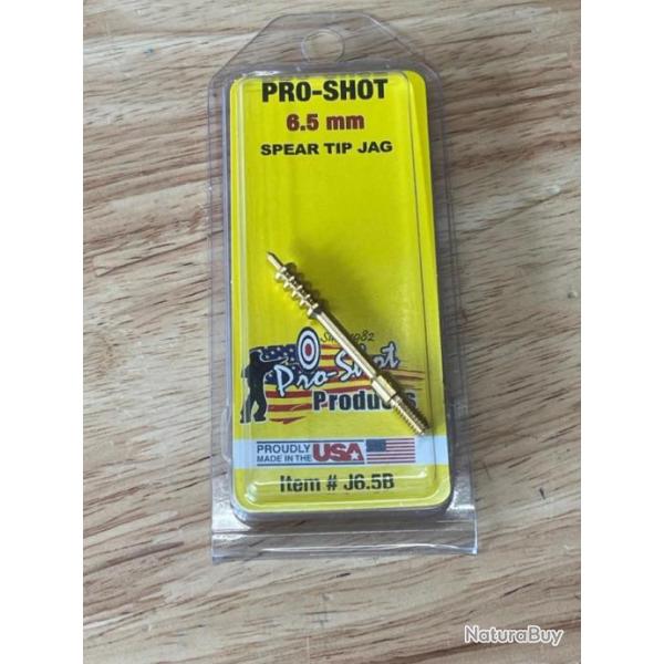 ProShot Products - Pousse Chiffon (JAG) Cr�nel� pour Calibre 6.5 mm - J6.5B