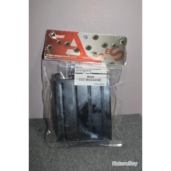 Chargeur de Rechange Airsoft Ares M200 80  GAZ coups  ressort Soft air Air Soft  (12)