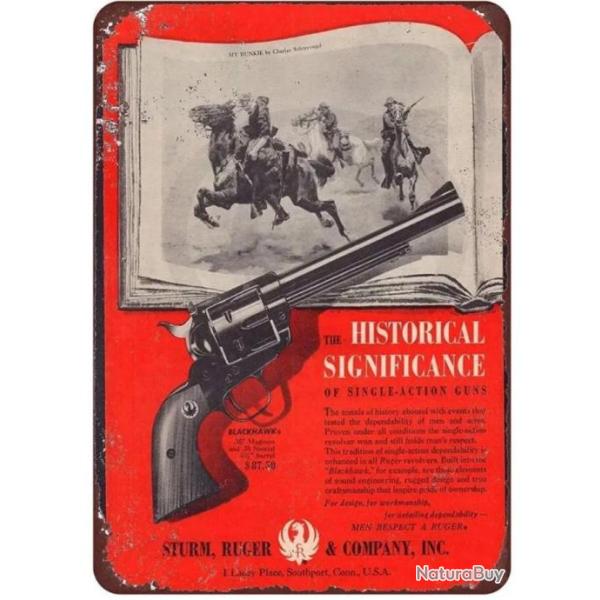 Plaque d�corative Ruger