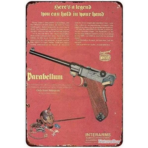 Plaque d�corative Luger