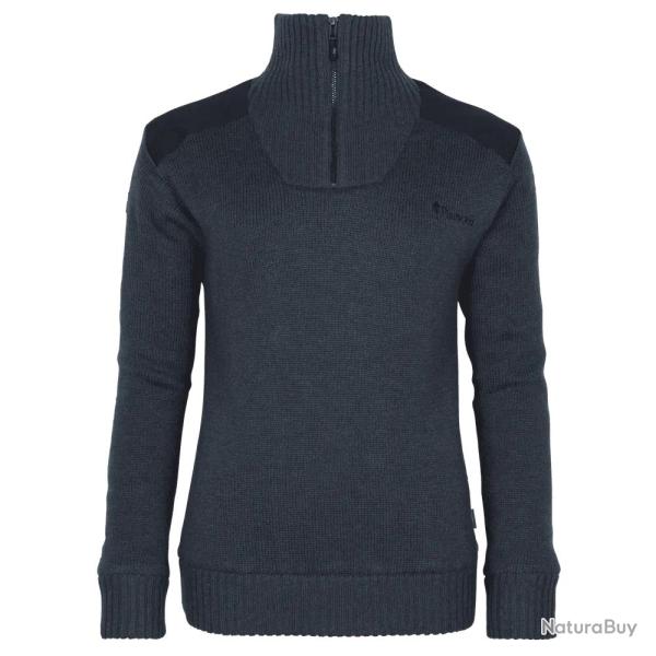 Pull Tricot� Demi Zip Marine pour Femme Hurricane Pinewood