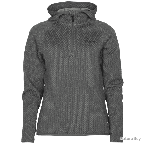 Sweat Capuche Rando Gris pour Femme Pinewood