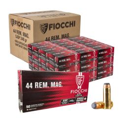 1000 Cartouches Fiocchi .44 Magnum SJSP 240 gr - Carton de 20x50 (Livraison Offerte)