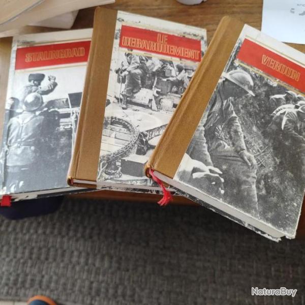Lot de 3 livres : Verdun - Le D�barquement - Stalingrad