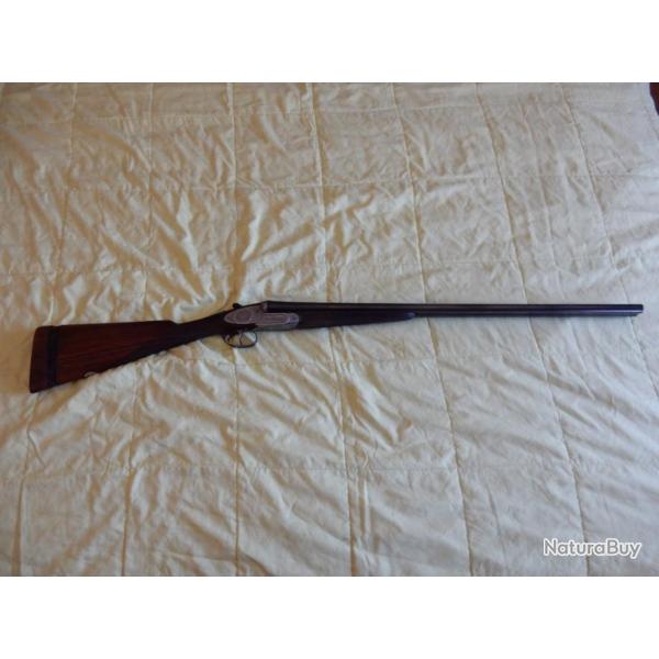 Fusil juxtapos� � platine cal 20/70 fabrication Italienne en parfait �tat