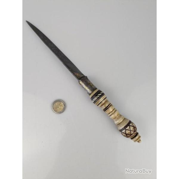 Kard  iranien damass et damasquin