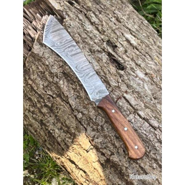Couteau machette damas forg� LLF 33cm