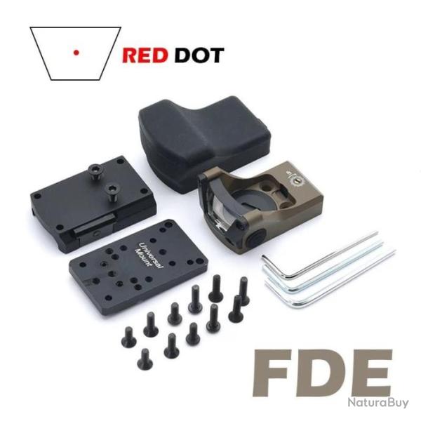 OPP Tactical Viseur Point Rouge M1 Red Dot FDE - LIVRAISON GRATUITE !!