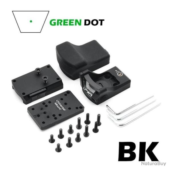 OPP Tactical Viseur Point Rouge M1 Green Dot Noir - LIVRAISON GRATUITE !!