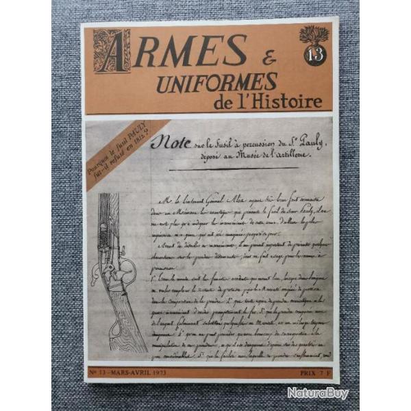 Ouvrage Armes et Uniformes de l'Histoire no 13