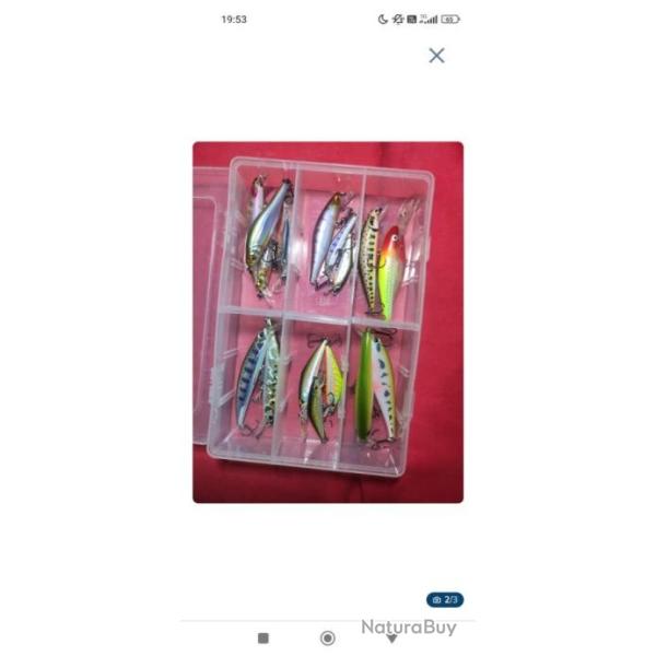 Lot truite Duo-Megabass-Smith neuf