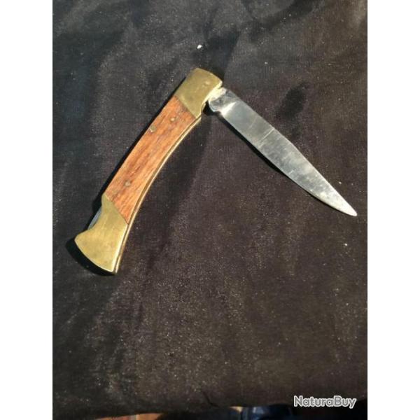 couteaux pliant manche bois