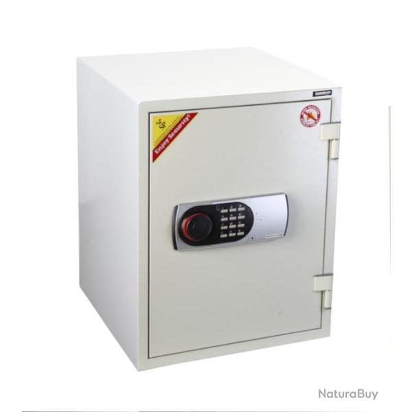 ARMOIRE IGNIFUGE ELECTRONIQUE 50 L POUR PROTECTION DES PAPIERS - 60 E - TECHNOFIRE