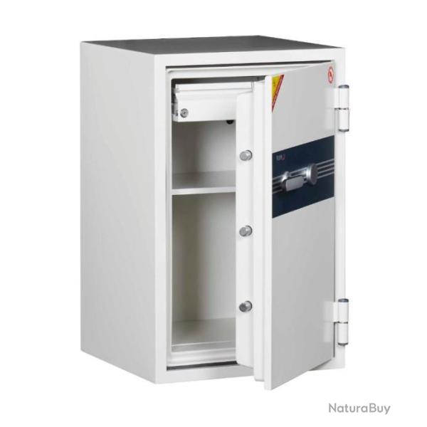 NOUVEAU !! ARMOIRE IGNIFUGE A CLE 85 L POUR PROTECTION DES PAPIERS - 80 NGS - TECHNOFIRE