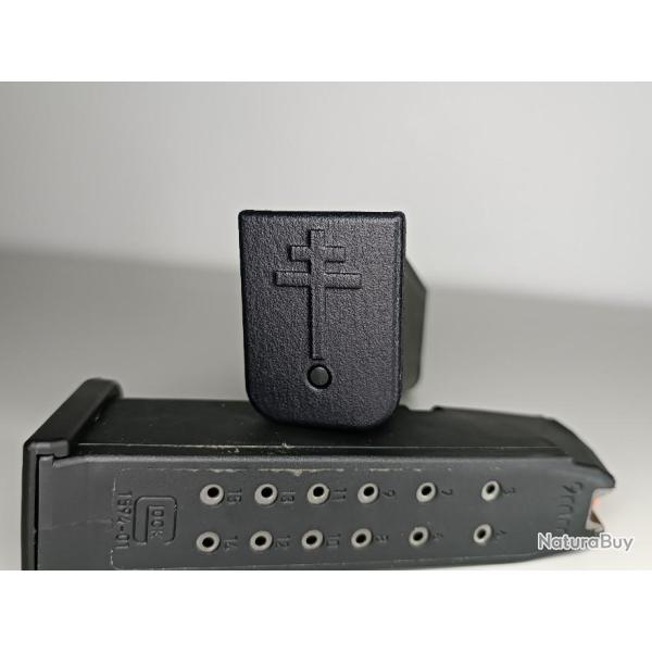Talon de Chargeur pour Glock avec la Croix de Lorraine