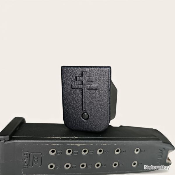 Talon de Chargeur pour Glock avec la Croix de Lorraine