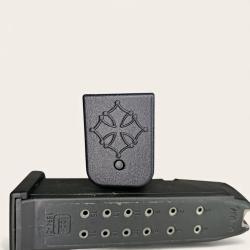 Talon de Chargeur pour Glock avec la Croix Occitane