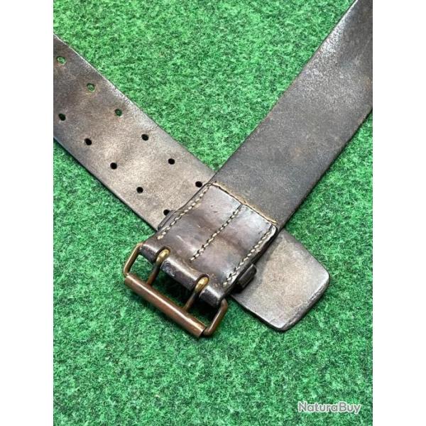 CEINTURON TROUPE  MOD�LE 1903 CUIR FAUVE  1914 / 1918