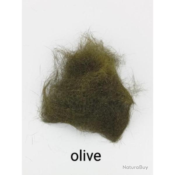 Dubbing 100 % Ecureuil " olive"